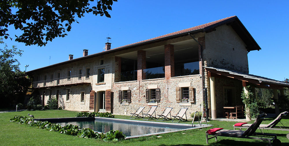 La Casa Delle Grottesche Panzió Bagnolo Piemonte Kültér fotó